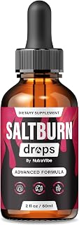 Salt Burn Drops – Premium Satlburn Liquid Drops Inspired by Himalayan & Pink Salt Trick | Plant-Based Formula for Gentle Cleanse & Body Support | Easy-to-Use Dropper (30 Servings)