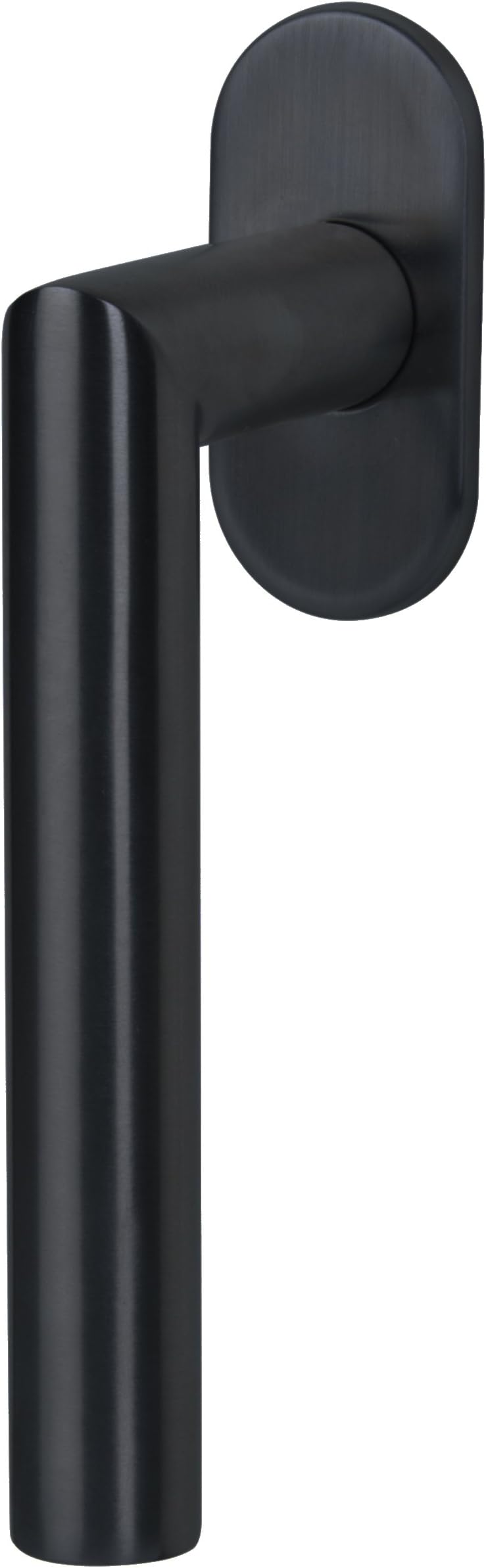 Alpertech Ronny II Flat 40 mm tilt and Turn Window Handle, Window Fittings, Pack of 1, matt Black, 32975030