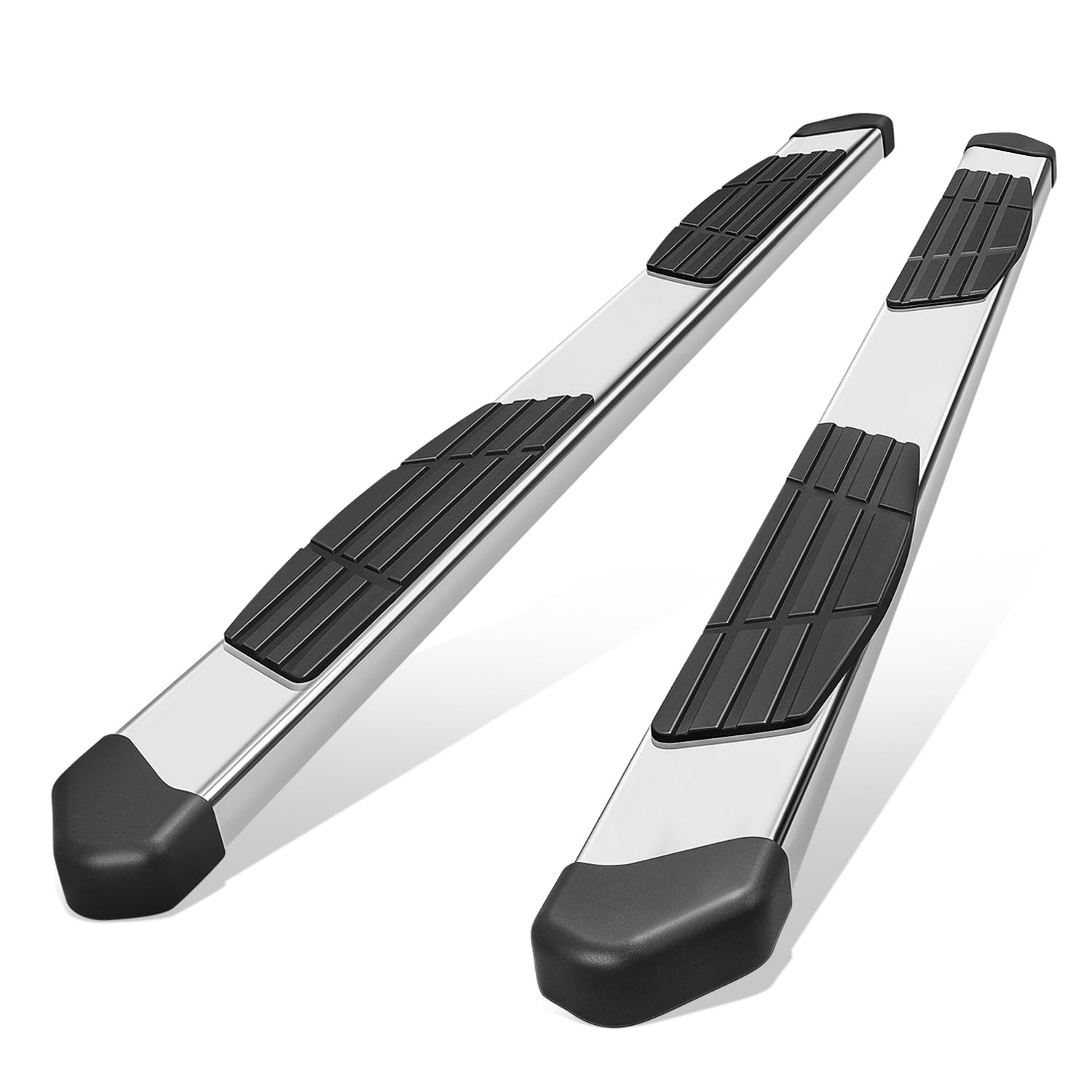 Auto Dynasty Running Boards 6 Inches Flat Side Steps Nerf Bar for Truck Compatible with Tundra Crew Cab 4-Door 2022-2024, Stainless Steel, Chrome Polished