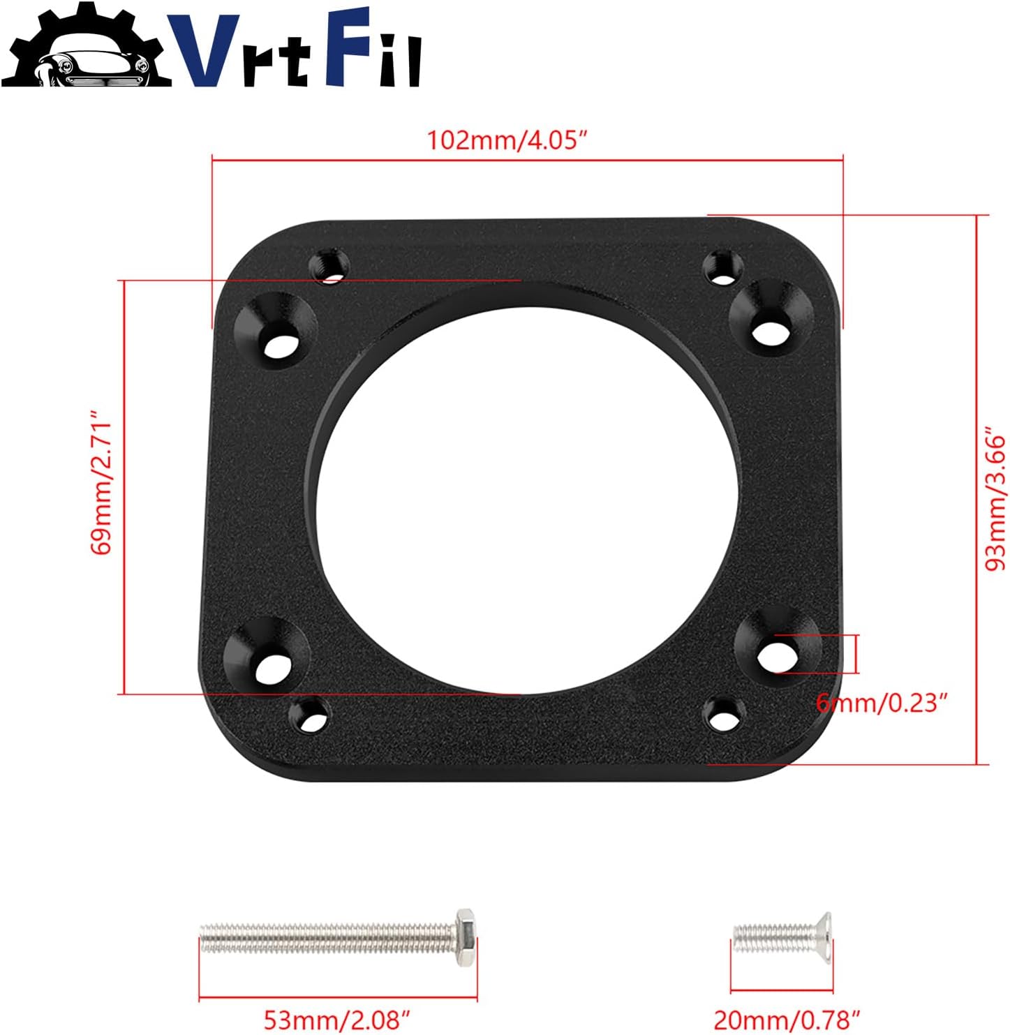 Intake Manifold M50 M54 Throttle Body Adapter Plate Kit Compatible with BMW M54B30 M50B25