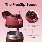 Owala FreeSip - Stainless Steel - 24-oz. - Red Black Cherry