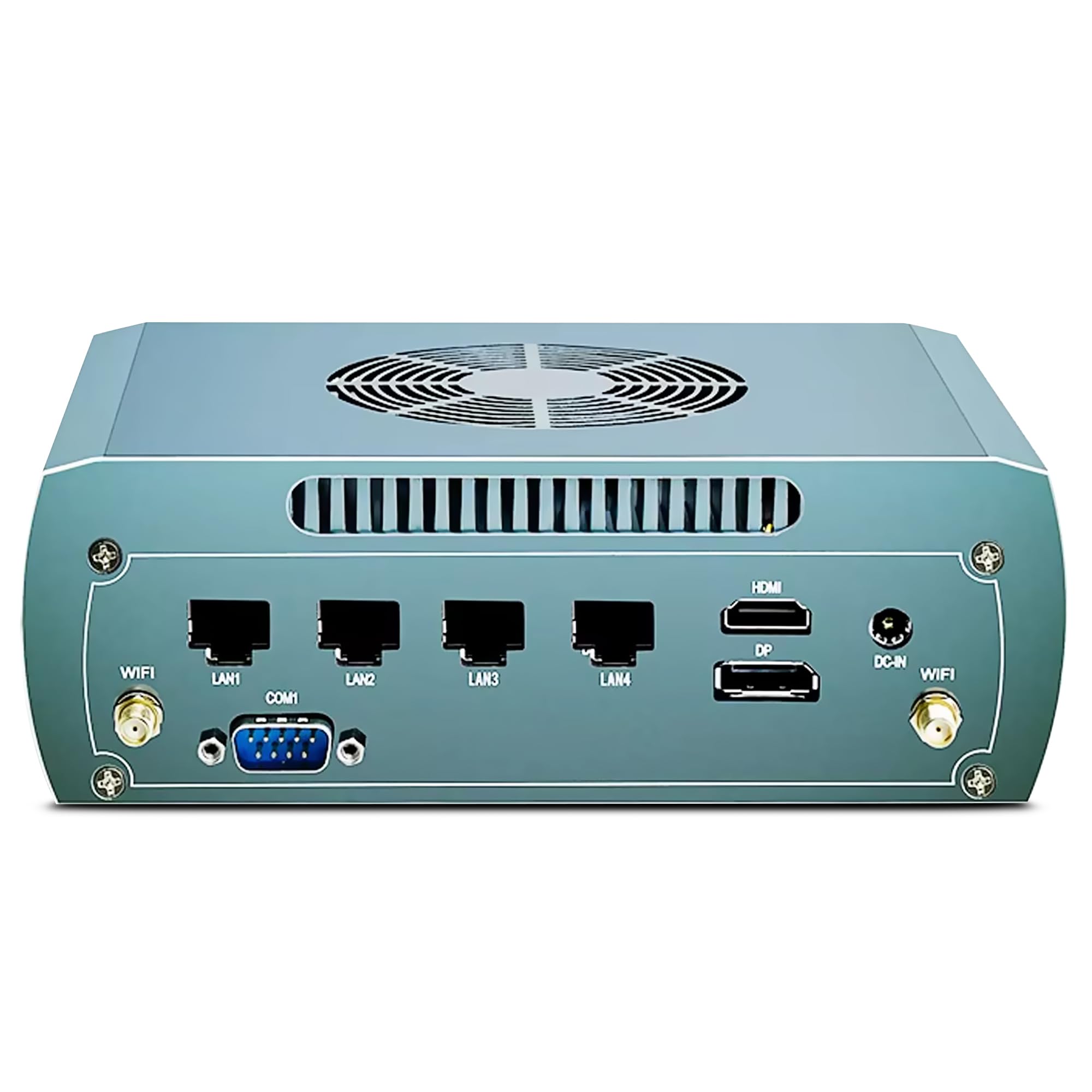 Firewall Mini PC Ryzen 5 8645HS Barebone 4X 2 5GbE i226-V LAN Mini Computer 6 USB Dual 4K