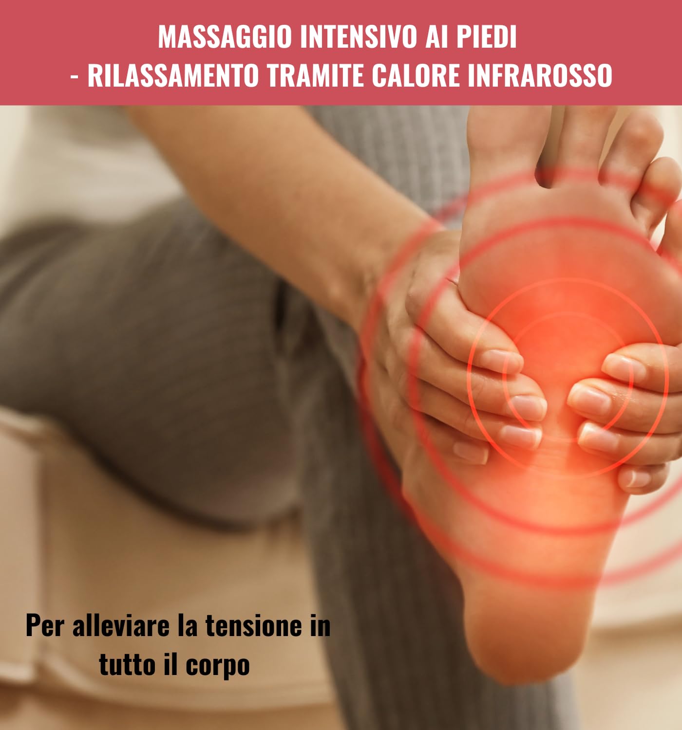 Reflex Zone RIFLESSOLOGIA PLANTARE M.infrarot- massagegerät-fussmassage