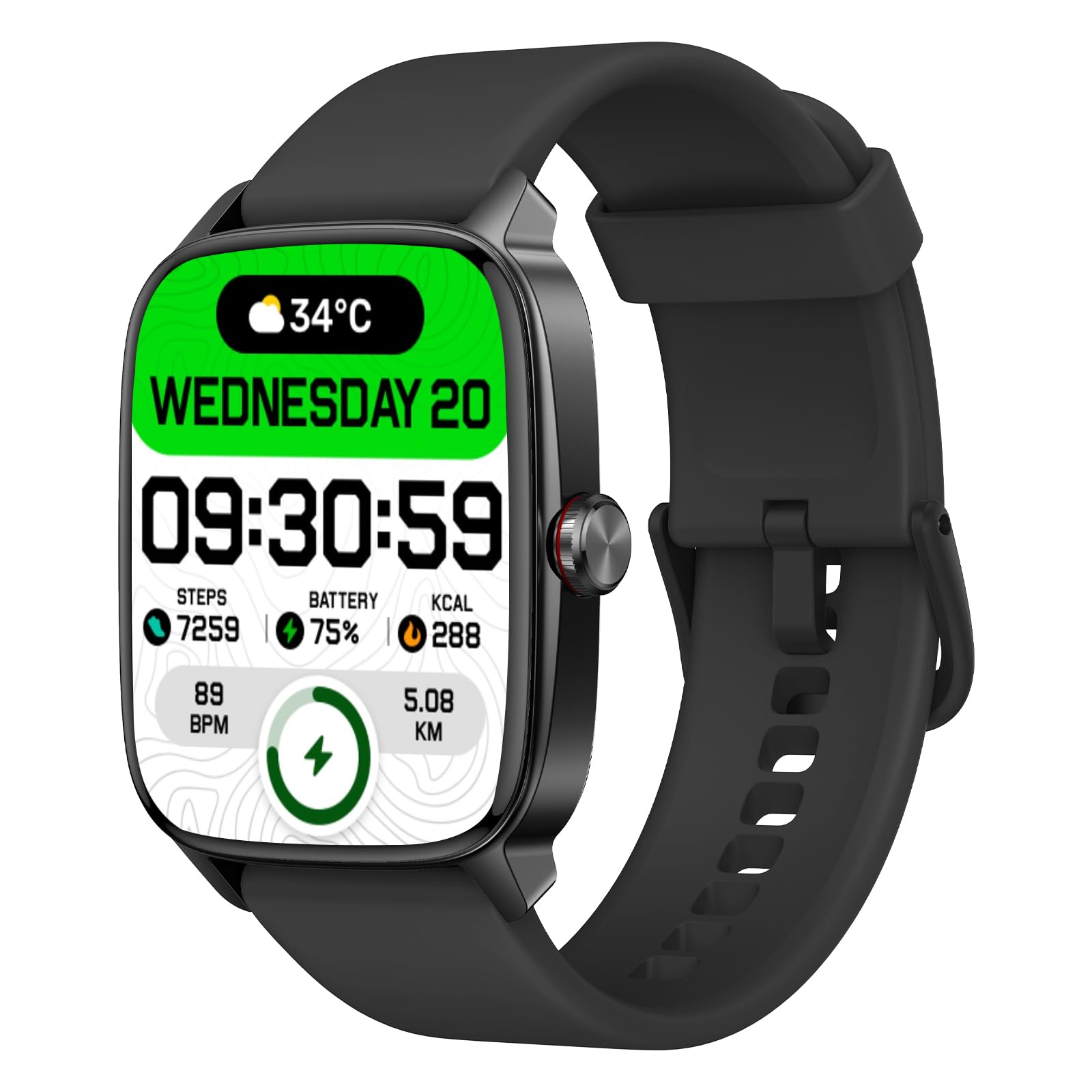 スマートウォッチ 【1.85インチ HD大画面 2025 超薄型軽量 日本語対応 通話機能付き iPhone/Android対応 レディース＆メンズ向け 200種文 Amazon.co.jp: スマートウォッチ【2025・新型薄型設計】 iPhone対応