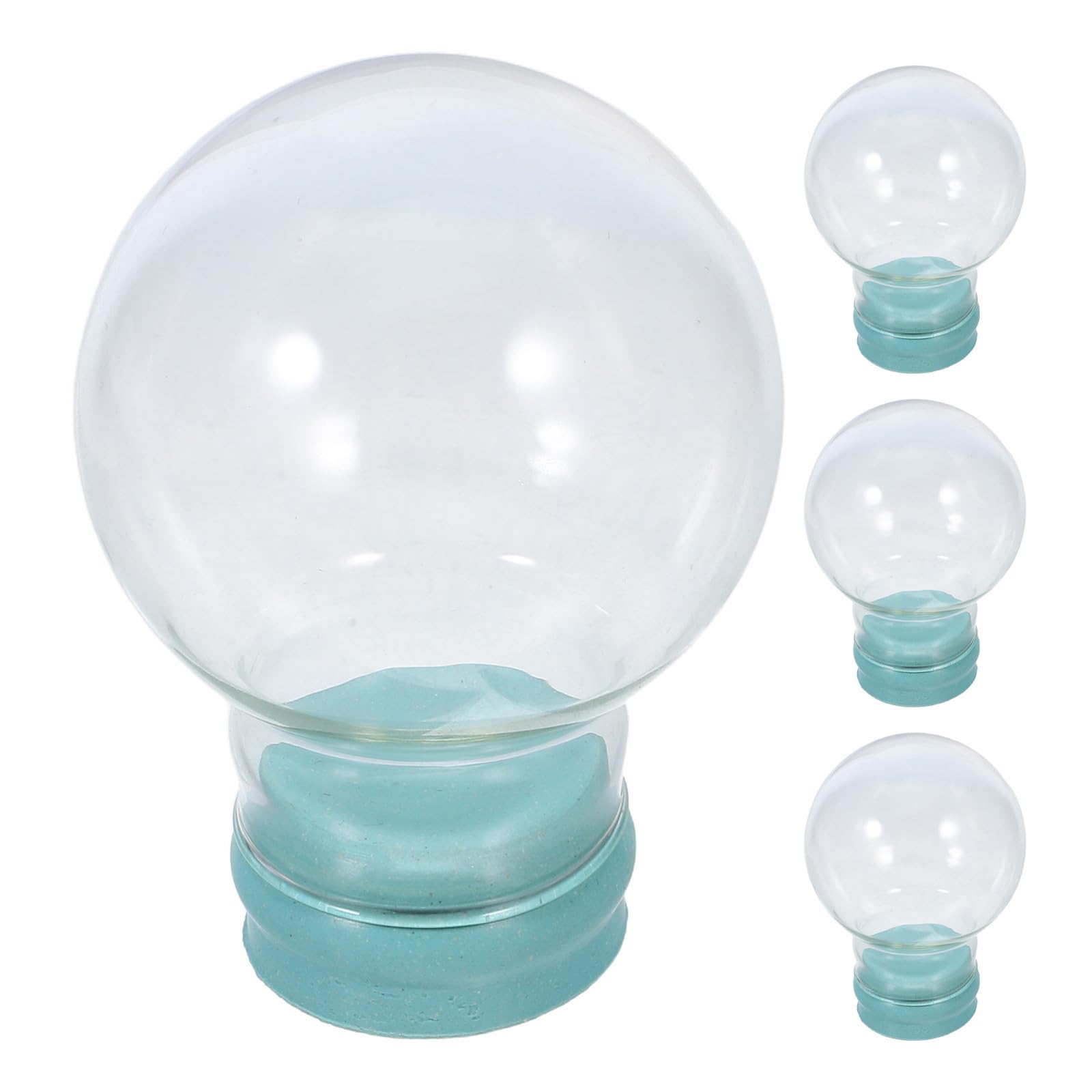 Bolas de nieve transparentes para crear escenarios personalizados y decoración festiva