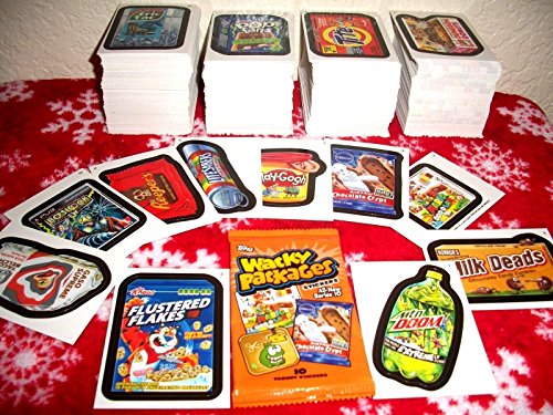 2013 WACKY PACKAGES All New Series 10 (ANS10) LOT of Thirty Different Stickers.