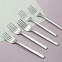 Vista 6 de Morcte Tenedor de postre de acero inoxidable, juego de 12