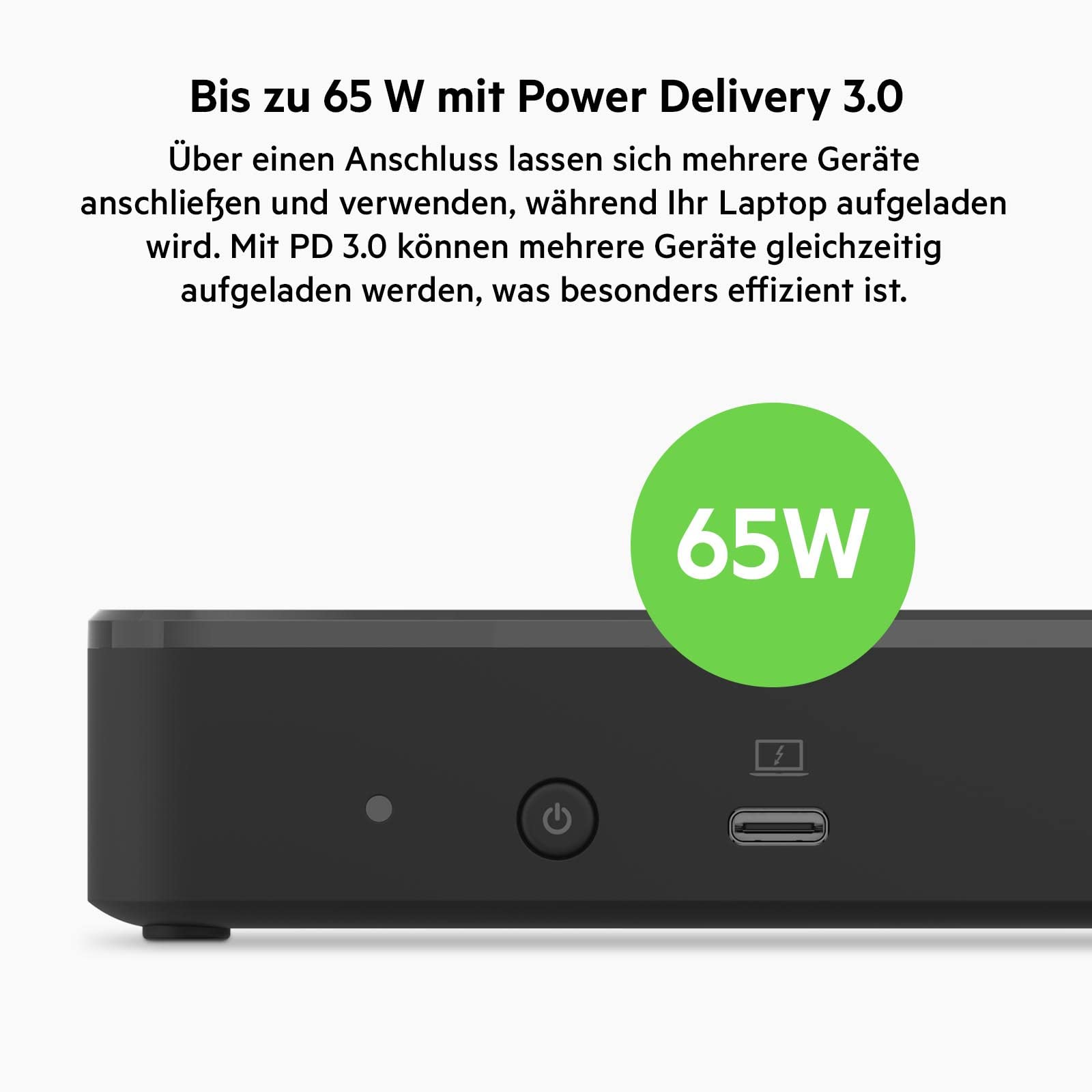 Belkin INC003VFBK replicatore di porte e docking station per laptop USB 3.2 Gen 2 [3.1 Gen 2] Type-C Nero (Belkin - dockingstation - USB-C - 2 x)