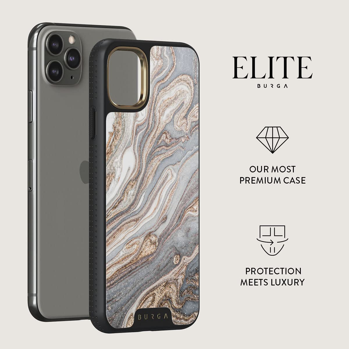 Amazon.co.jp: BURGA (ブルガ) Elite スマホケース iPhone 11 PRO対応