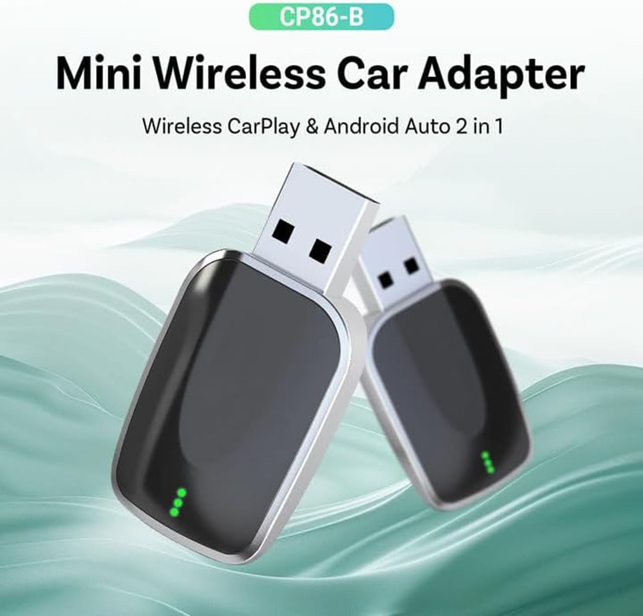Car Wireless Input Adapters for Ford Transit Connect 2017-2022,USB Port,Wired to Wireless,Support Android 11+ &Cars with Wired Android Auto