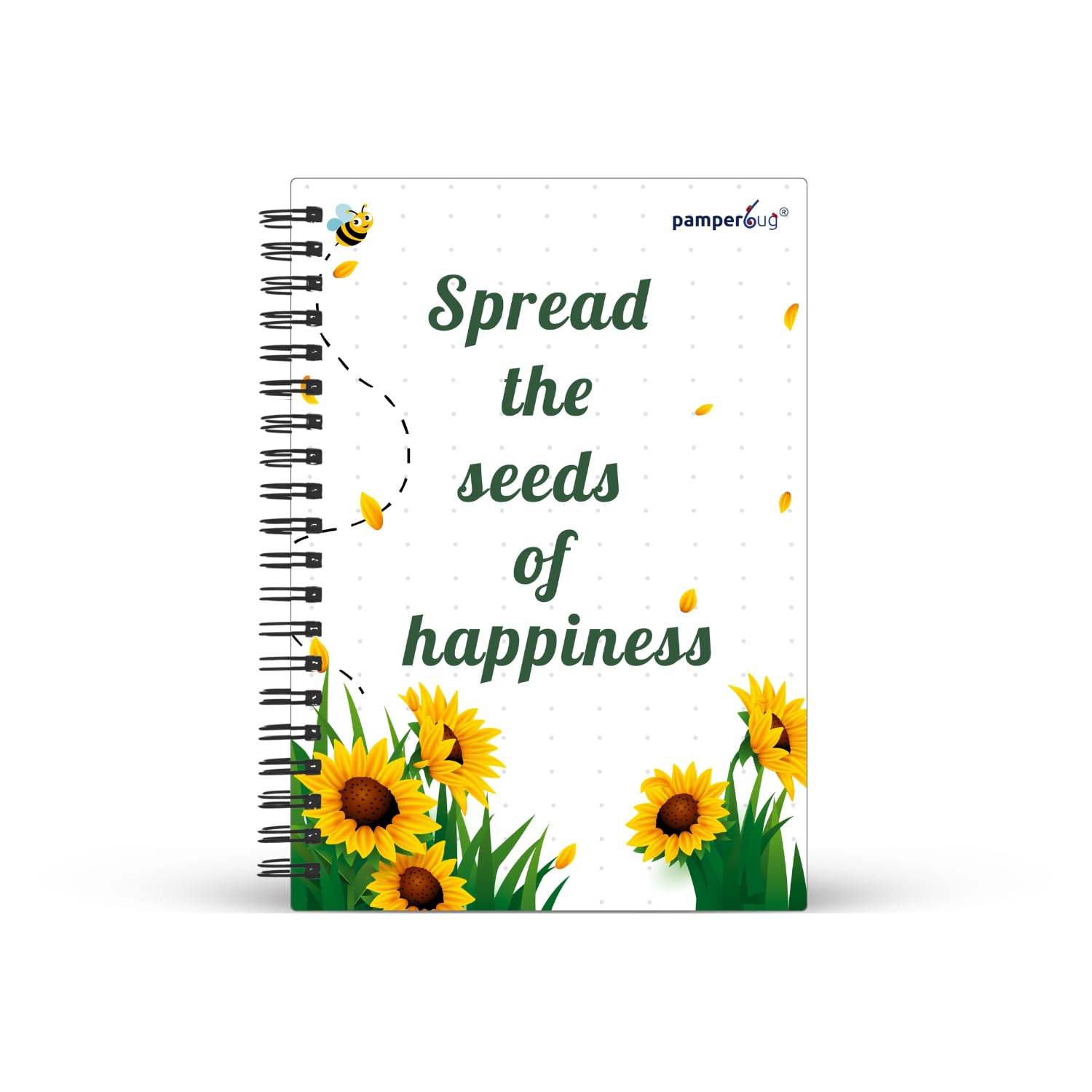 PAMPERBUG Weekly Gratitude Journal Diary, Mini Journal to Build a Habit of Writing Gratitude for Kids | Women | Men, 120 Pages,Quick & easy Questions to build Positive Mindset