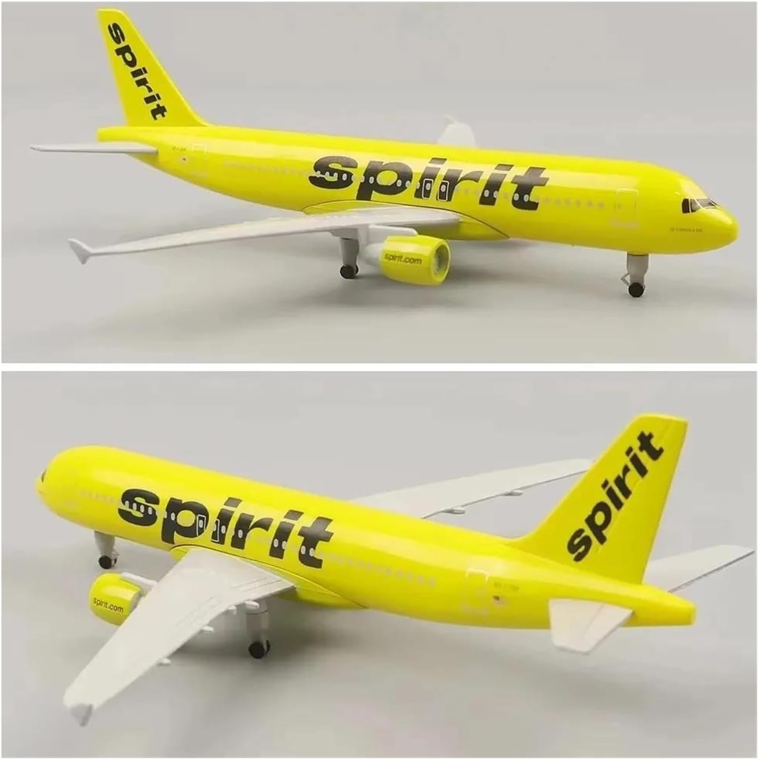 Static Aircraft Model 20cm 1/400 for Spirit Airlines A320 Aircraft Model Diecast Alloy Metal Plane Model Collectible Souvenirs
