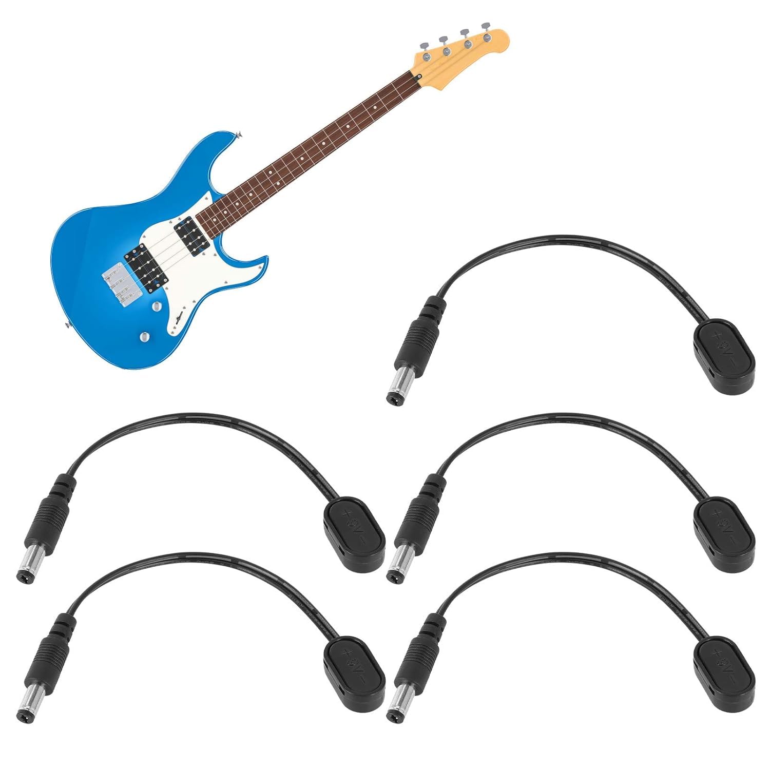 Złącze klipsa baterii, 5 szt. Adapter zasilacza 9 V Złącze klipsa baterii do pedału efektów gitarowych