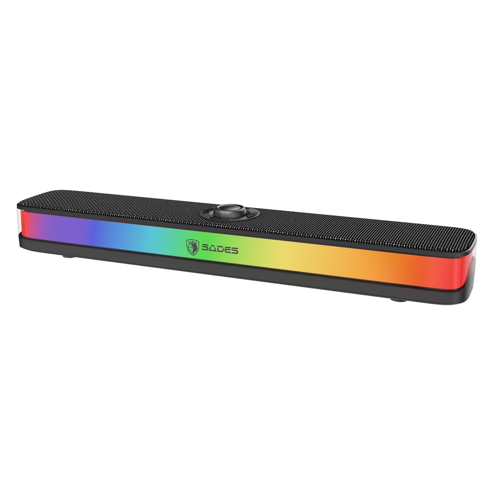 Posevolt USB Soundbar with Bluetooth 5.3, RGB Lighting, 2.0 Channel Stereo Speaker for PC, Laptop, Desktop, Gaming Setup.-image-14