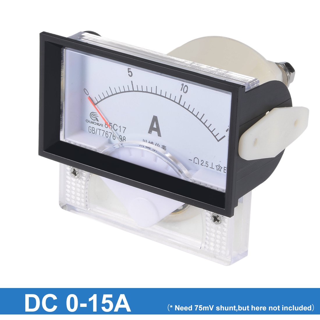 Unique Bargains 85L1 0-50A Analog Ammeter Analogue Panel Ampmeter Meter - View #12