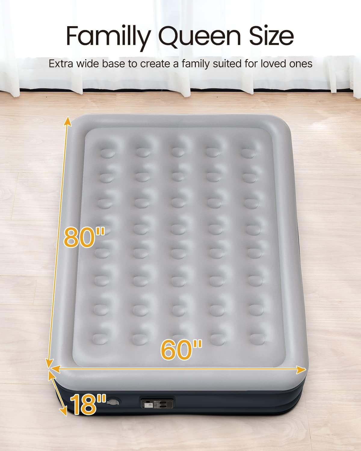 Folded iDOO Air Mattress with travel bag