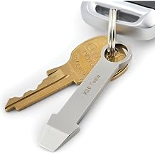 Keychain Mini Pry Bar - Tiny EDC Crowbar - Stainless Steel Pocket Tool