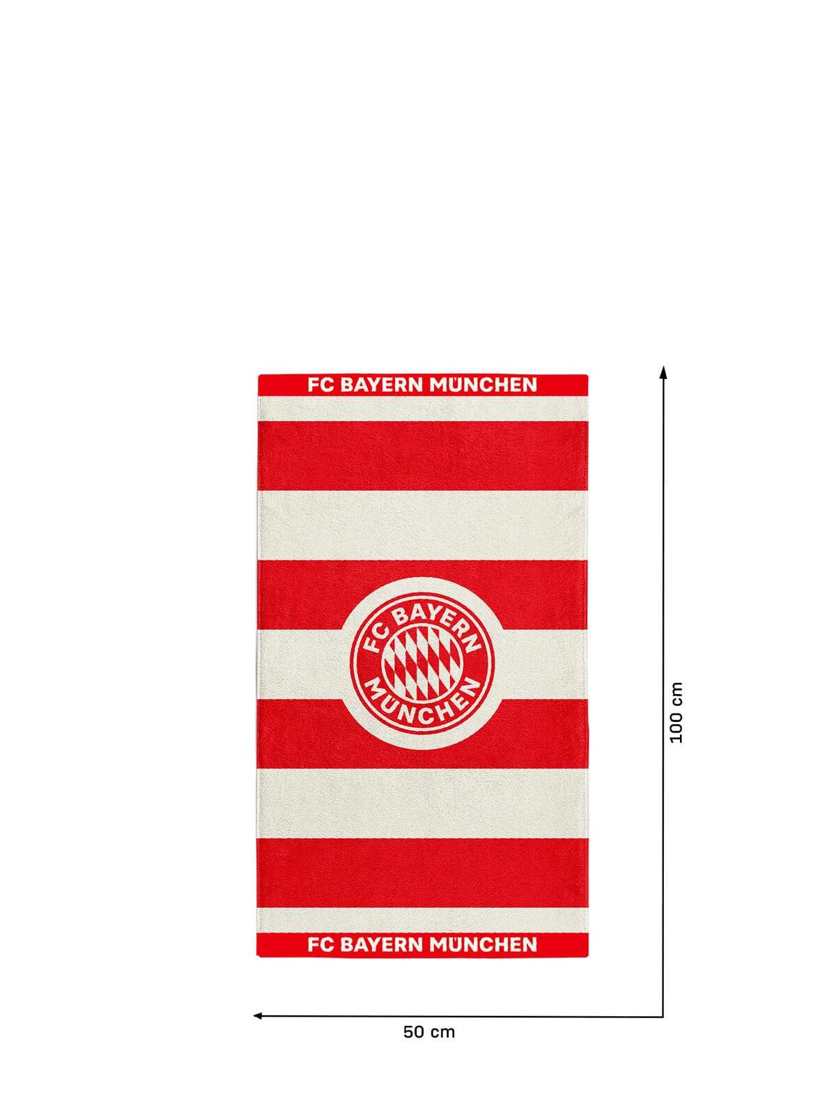 FC Bayern München I Hand Towel 100 x 50 cm Bordeaux