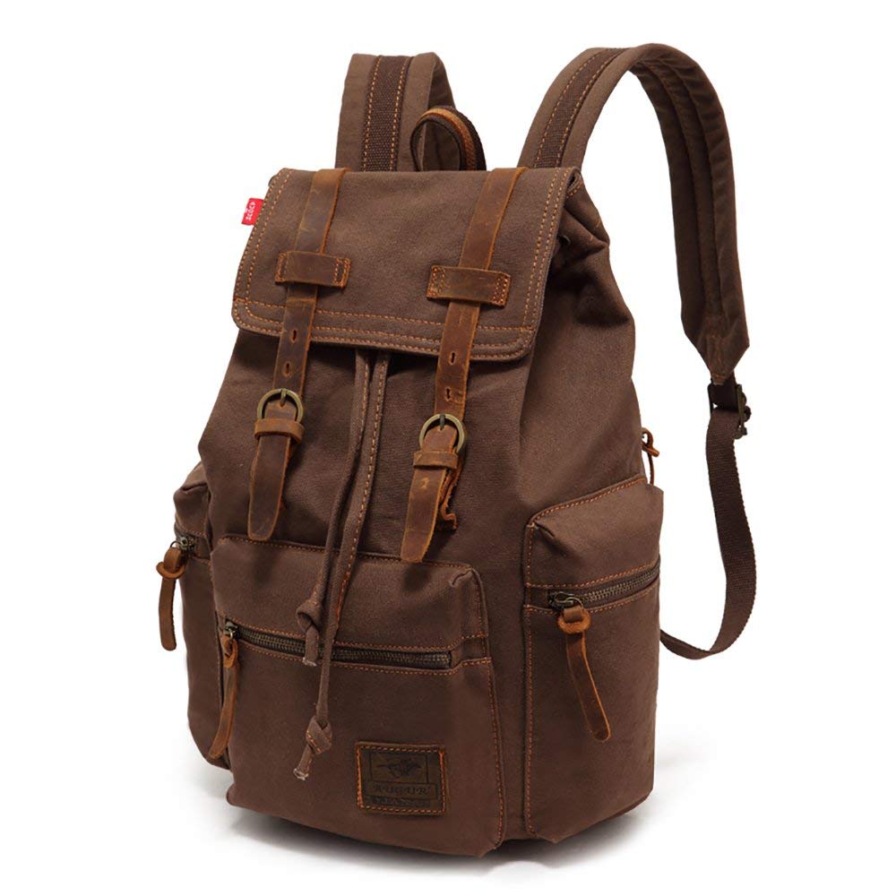 koolehaoda Retro Zaino Monospalla Borse a Spalla Tela Sling Bag Uomo Zaino Spalla Borsa a Tracolla