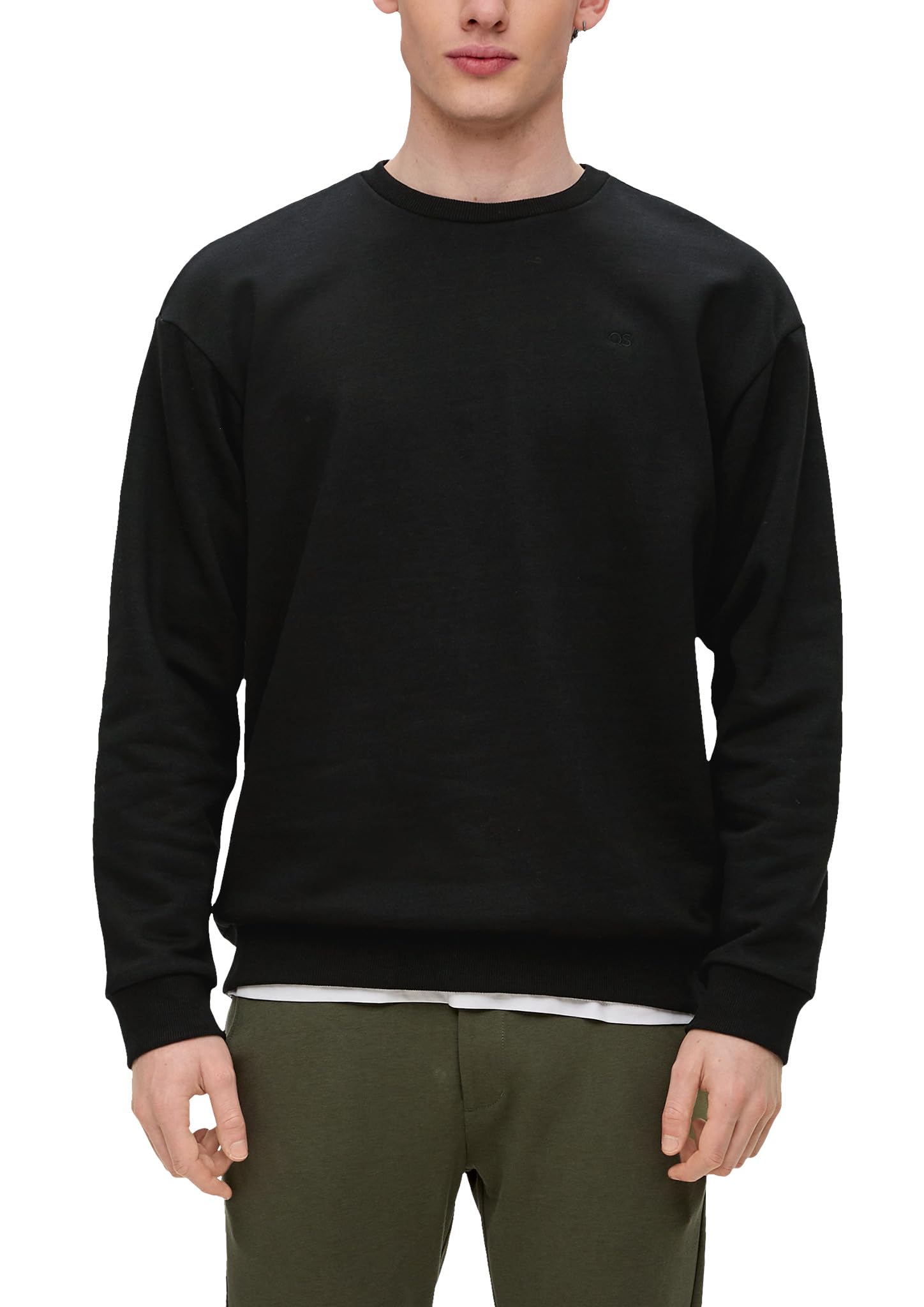 QS Men's 2141652 Sweatshirt, Black, L