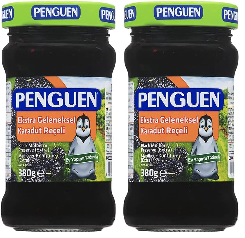 Penguen Karadut Reçeli Ekstra Geleneksel 380 Gr 2li paket