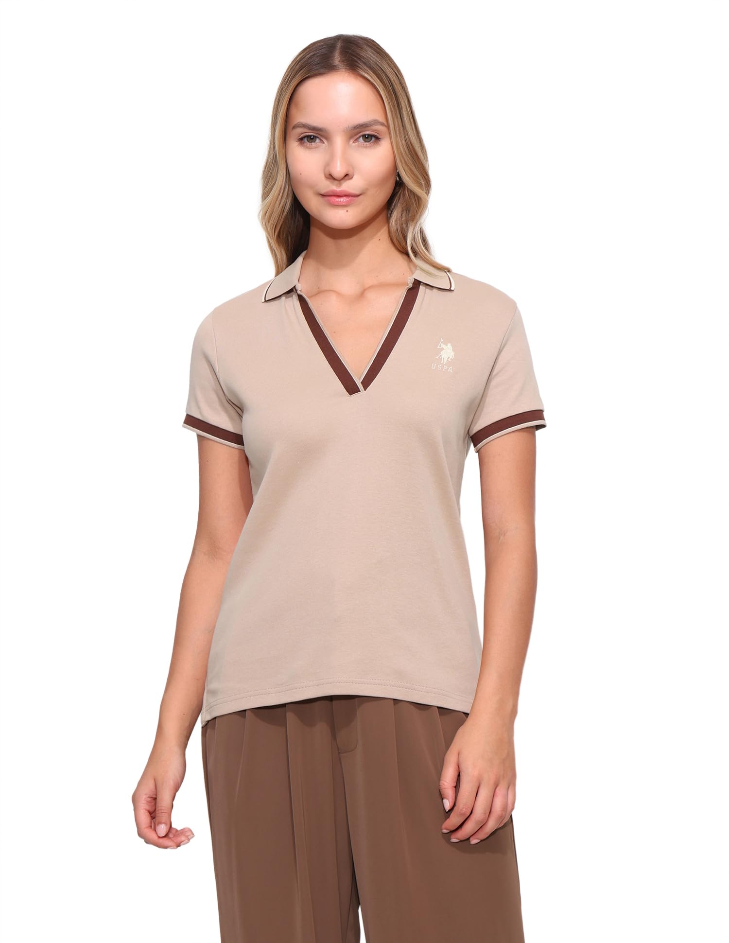 u.s. polo assn. Solid Regular fit Polo Shirt-picture-16