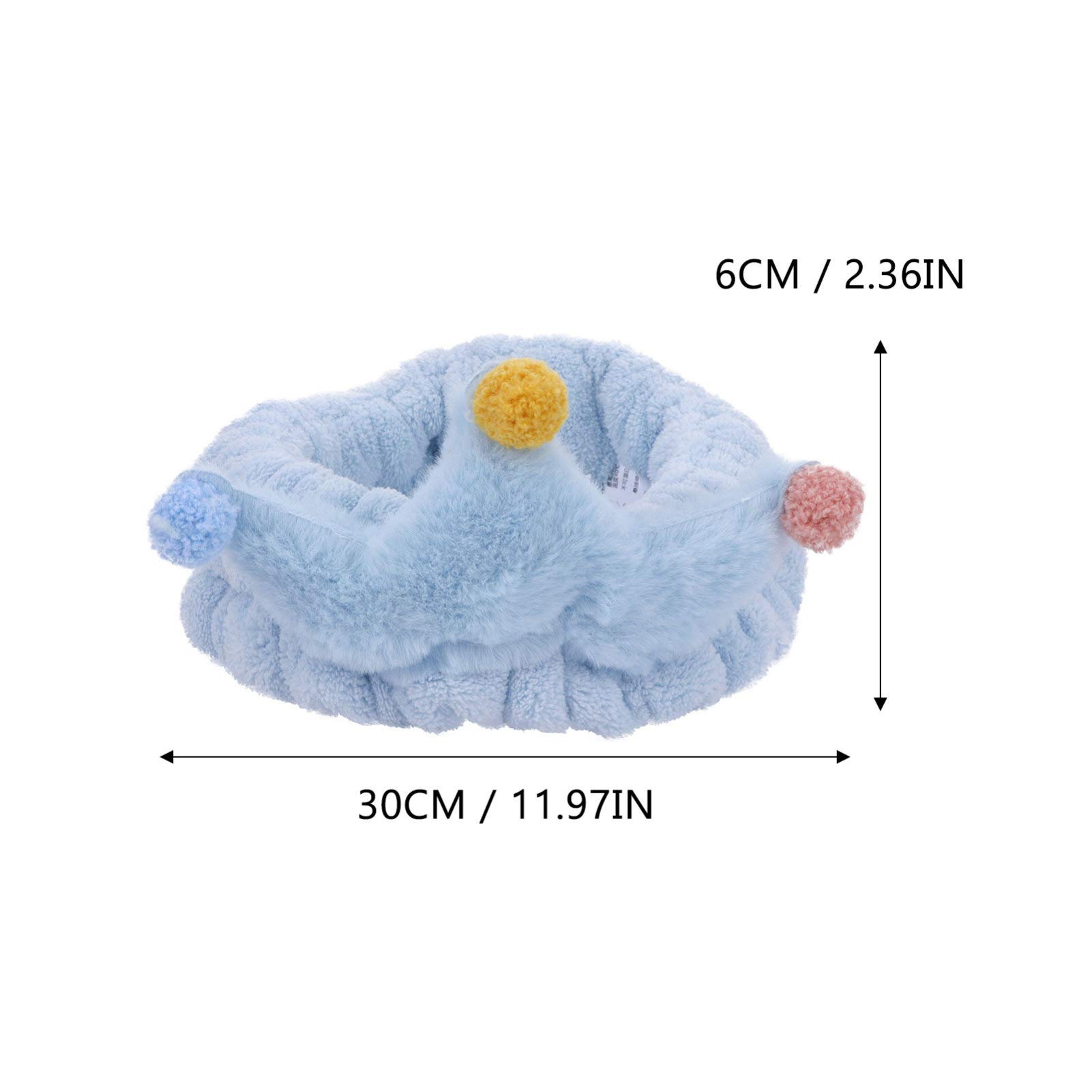 FOMIYES 9piezas Diademas De Coral Fleece Para Mujer Bandas Elásticas Para Maquillaje y Spa Accesorios Para Lavado Facial y Ducha Diseño Chic y Cómodo