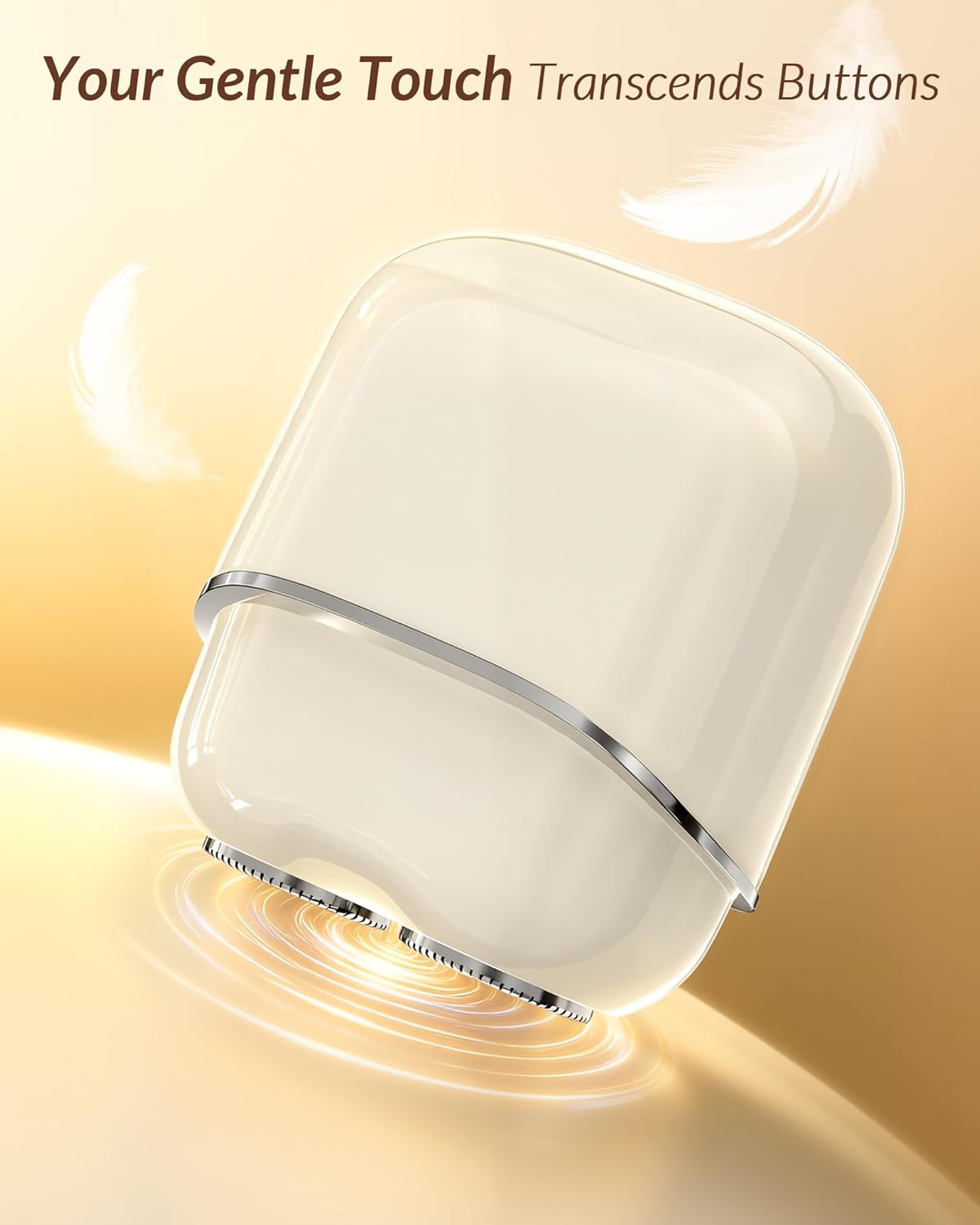 Facial Hair Removal for Women Face: Portable Painless Face Shaver with 2 Dual Blades - Rechargeable Hair Remover Device for Peach Fuzz Upper Lip Chin - Ideal for Travel/Makeup Prep - Image 4