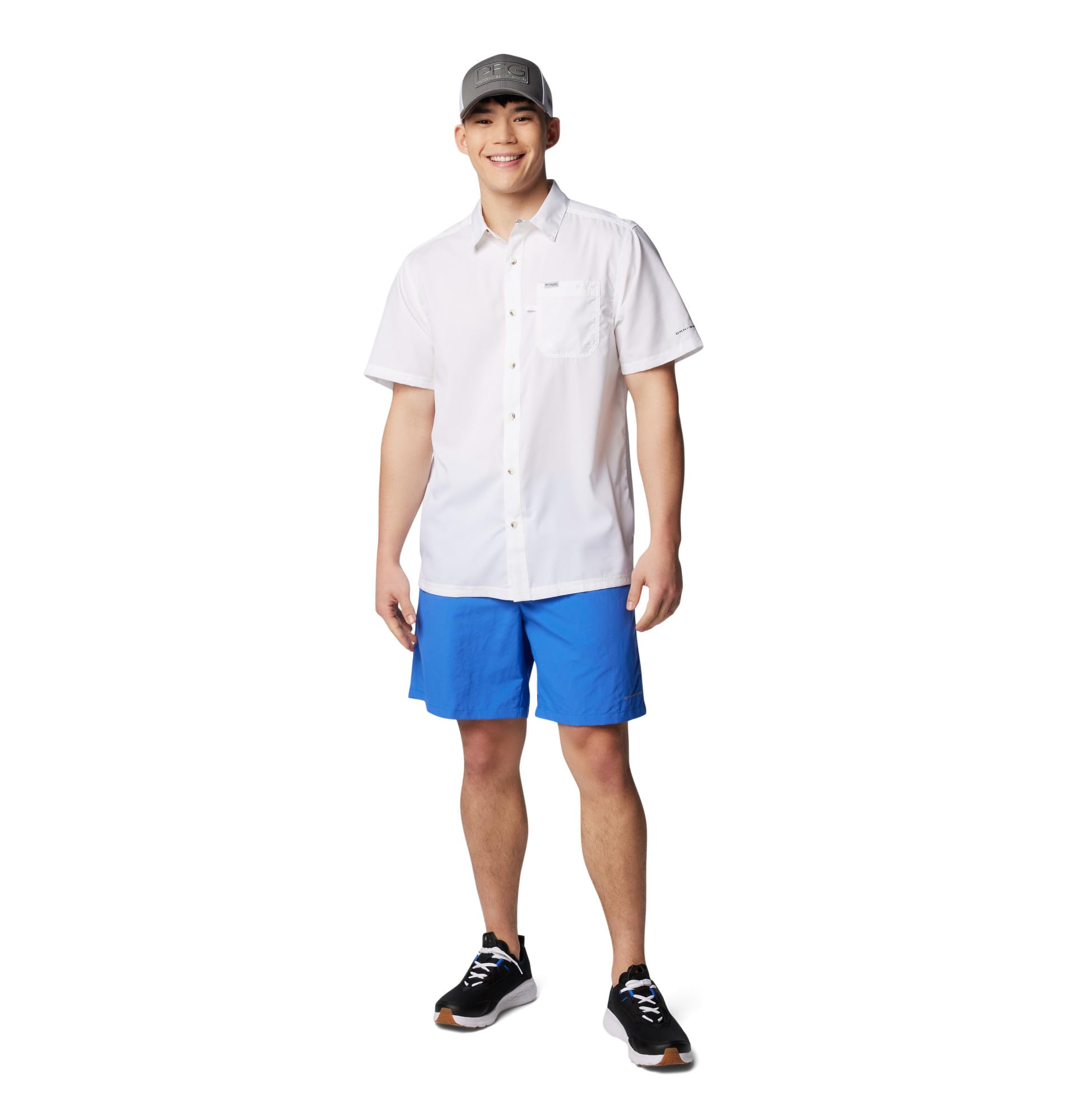 Columbia PFG Slack Tide Camp Shirt, Camicia Sportiva A Maniche Corte Uomo