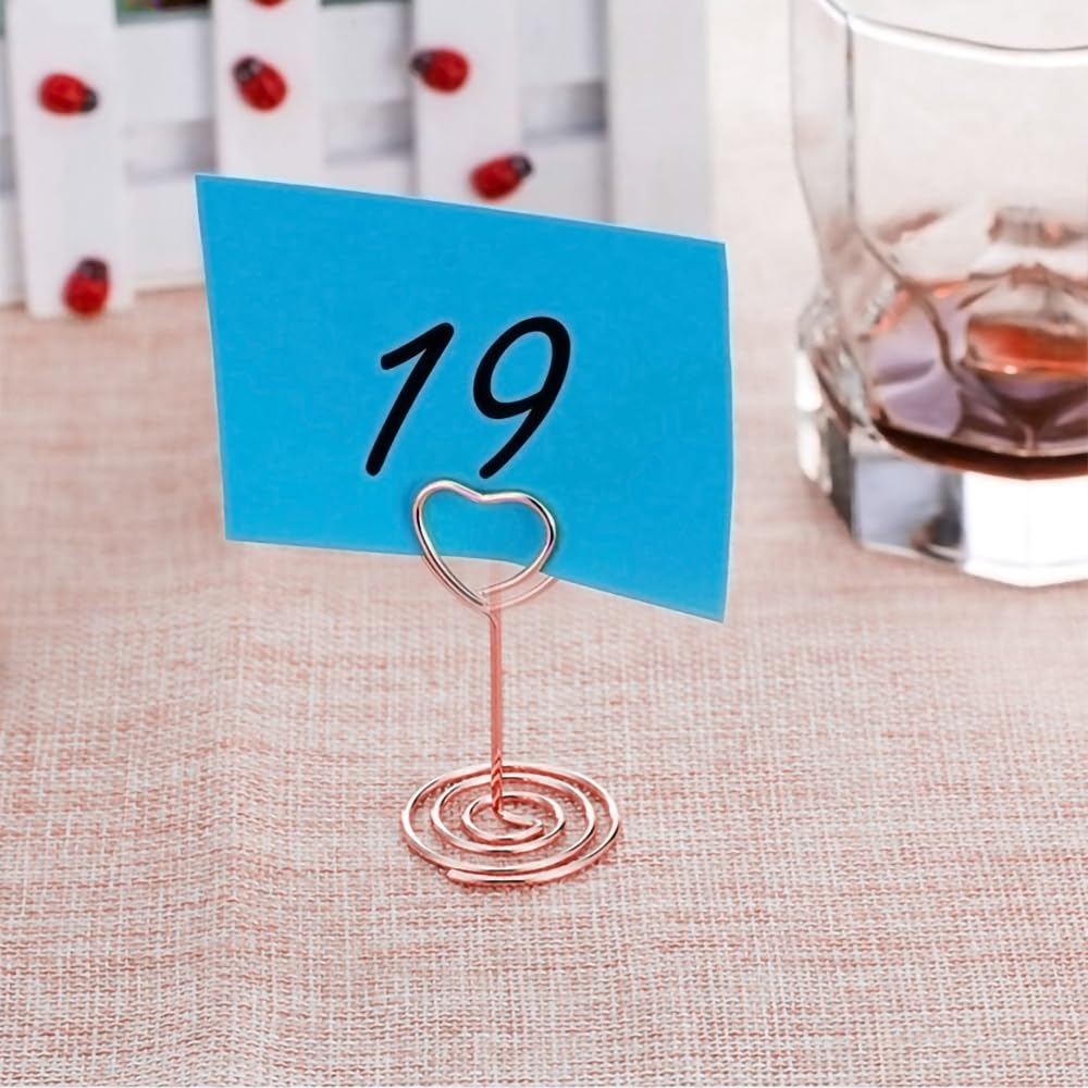 30 Goldene Tischnummernhalter – 5 Cm Hoch, Stabile Metallbasis, Für Hochzeit, Geburtstag, Büro, Tischkarten