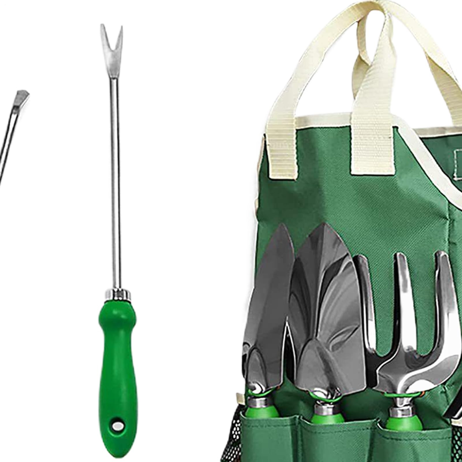Juego De Herramientas De Jardín Rastrillo Y Pala Resistente | Juego De Herramientas De Jardín De 11 Piezas Para Hombres Mujeres Madres Principiantes Jardineros Patio Césped Plantas
