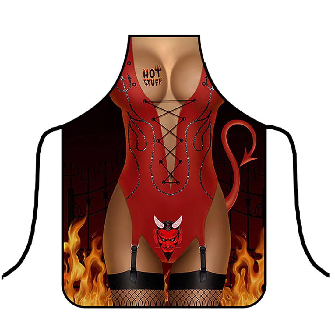 KOQAIIZ Chef Delantal, Delantal Divertido de Cocina Funny Cooking Sexy Apron Barbacoa Fiesta Delantal Barbacoa Fiesta Delantal para Pareja Mujeres