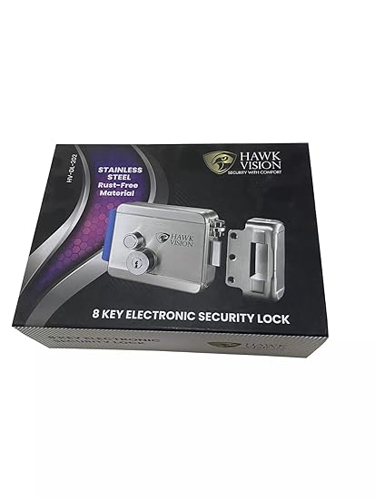 Grab Deal Hawkvision Pure Stainless Steel 8 Keys Electronic Security Lock Silver ACC-HV-DL-202