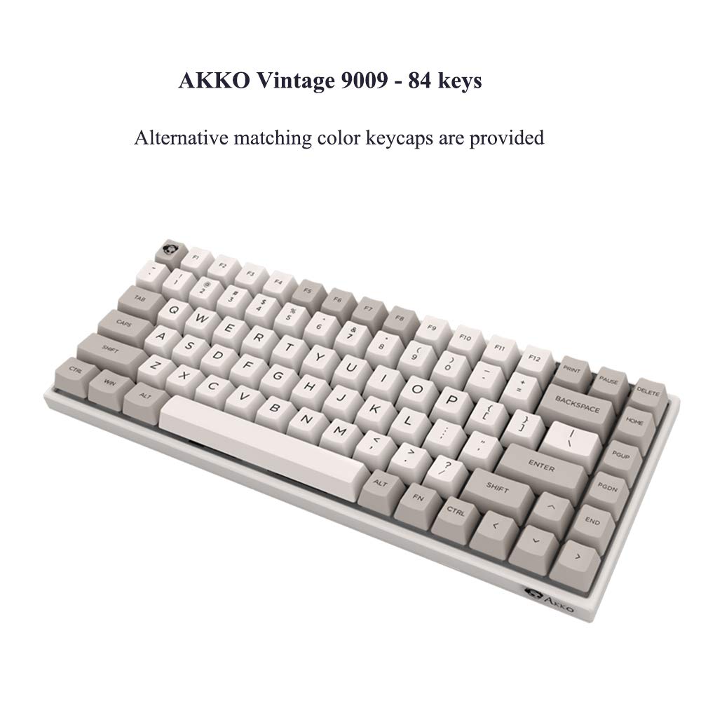 Buy YUNZII AKKO Vintage 9009 Mechanical Keyboard Dye Sub PBT Keycap
