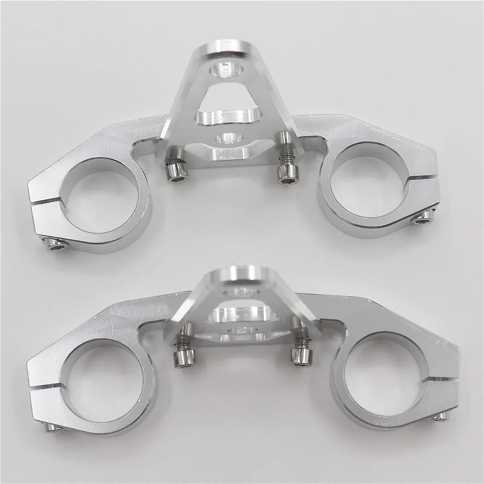 Nebelscheinwerferhalterung Motorrad Scheinwerfer Montage Halterung Silber CNC 27mm 30mm 45mm Vorderrad Gabel Rohr Passend für Honda Monkey Teile