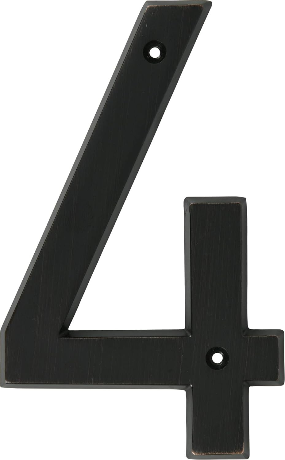 Distinctions Bronze House Number 4 Old World Style 6 Inch" 844634