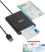 USB-A CIE 3.0 NFC Electronic ID Reader and Italian Health Card | Digital Signature Smart Card Reader for Contact and Contactless CIE/CRS/CNS, ID Card Reader with PC Windows10 and 11 Linux