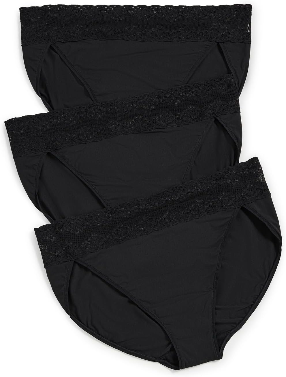 Natori womens Bliss Perfection One Size French Bikini 3-pack