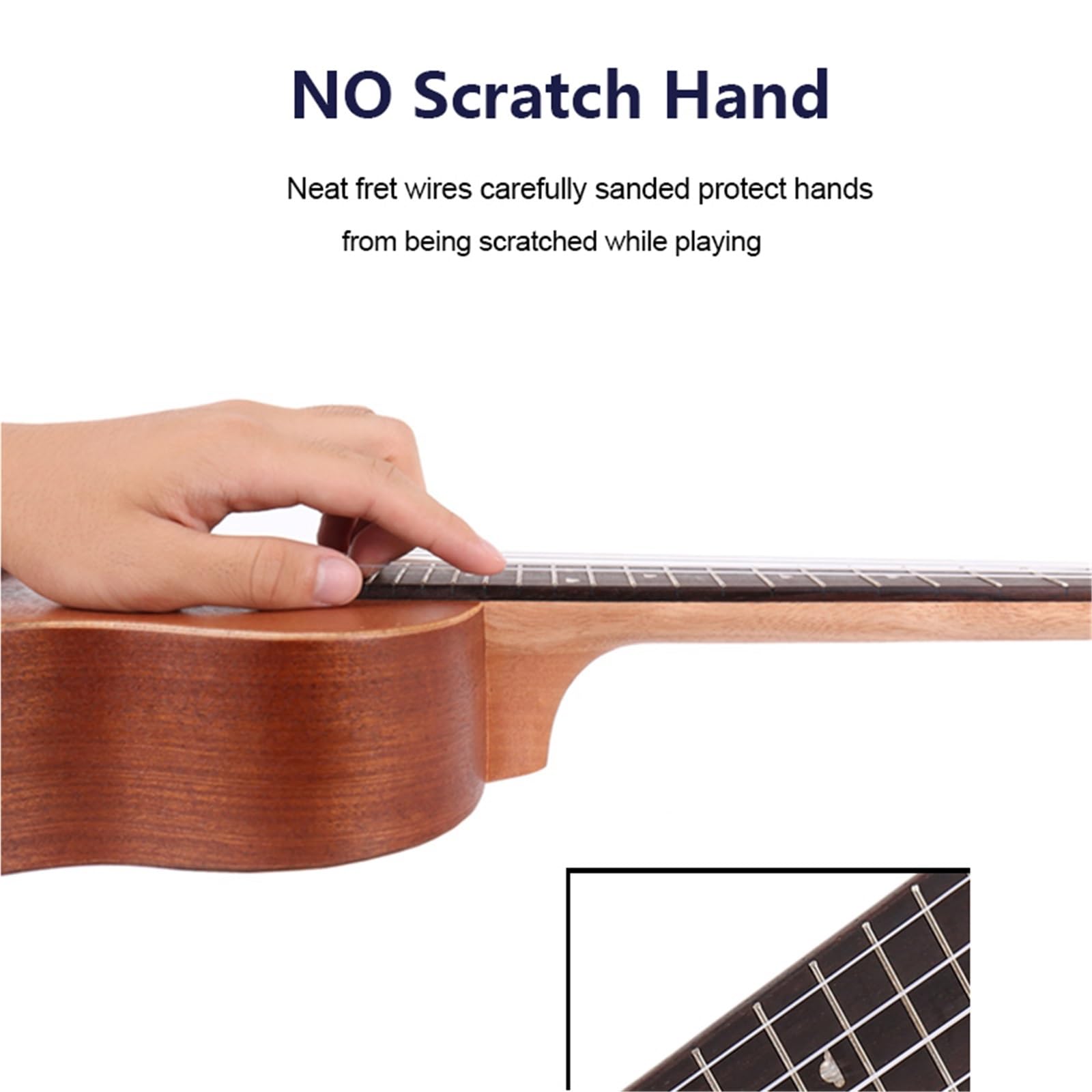 Ukulelen Ukulele Konzert Sopran Tenor Ukulele 21" Sapele Ukulele Ukulele Aquila Saite Optionale Ukulele Tasche Tuner Strap