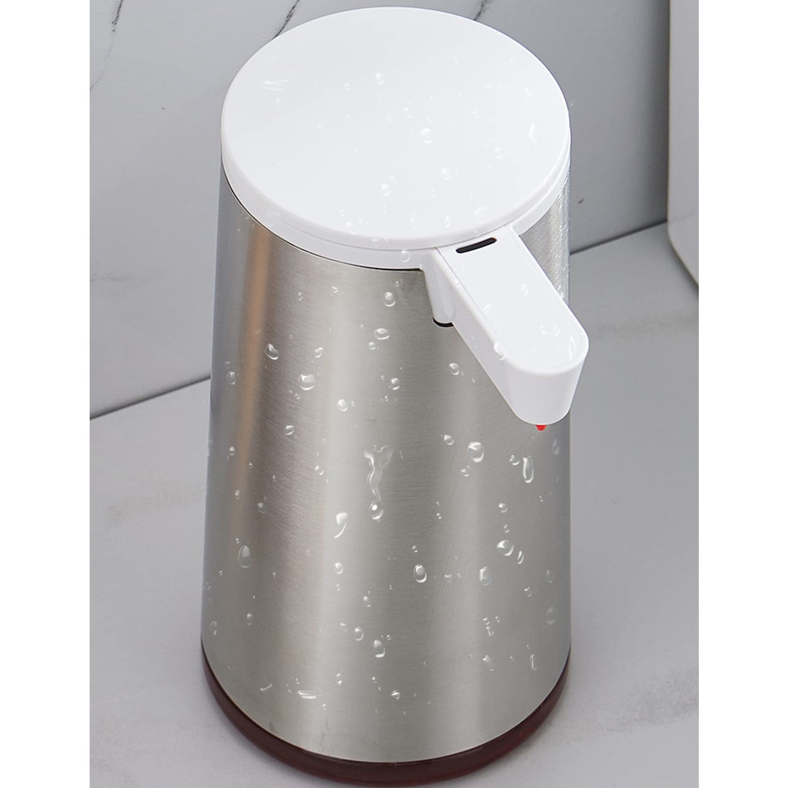 Dispenser Sapone Automatico, Dispenser Sapone Bagno 300ml Ricaricabile, Dispenser Sapone Cucina Non Touch, Dispenser Detersivo Lavatrice con Sensore IPX4 Impermeabile USB Ricaricabile