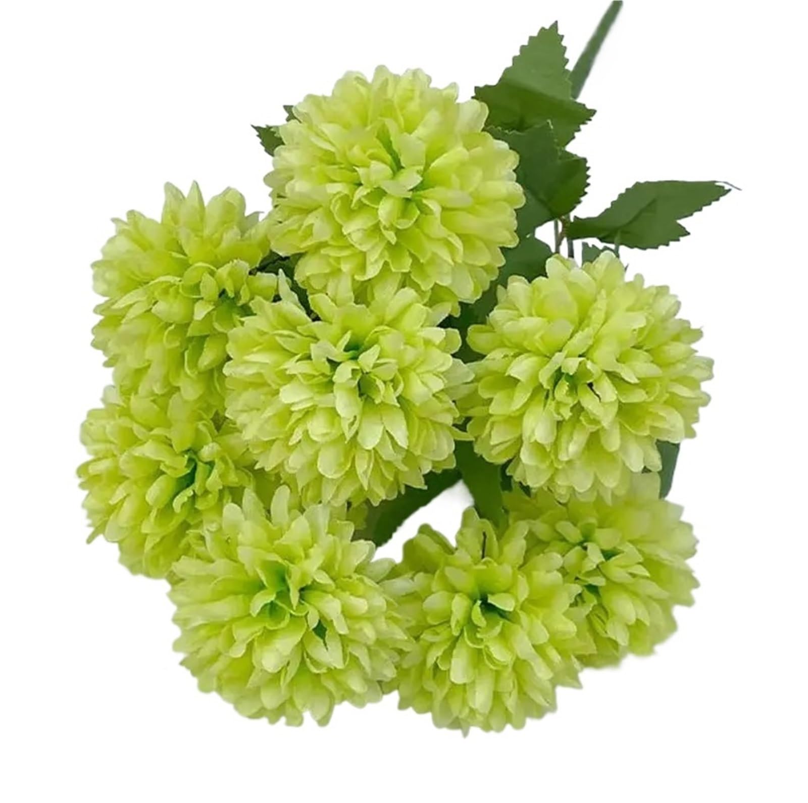 Künstliche Blumen, 10 Stück, 42 cm, künstliche Hortensien, Kamelie, künstlicher grüner Pflanzenstrauß, Brautstrauß, DIY, Zuhause, Hochzeit, Tischdekoration (10)