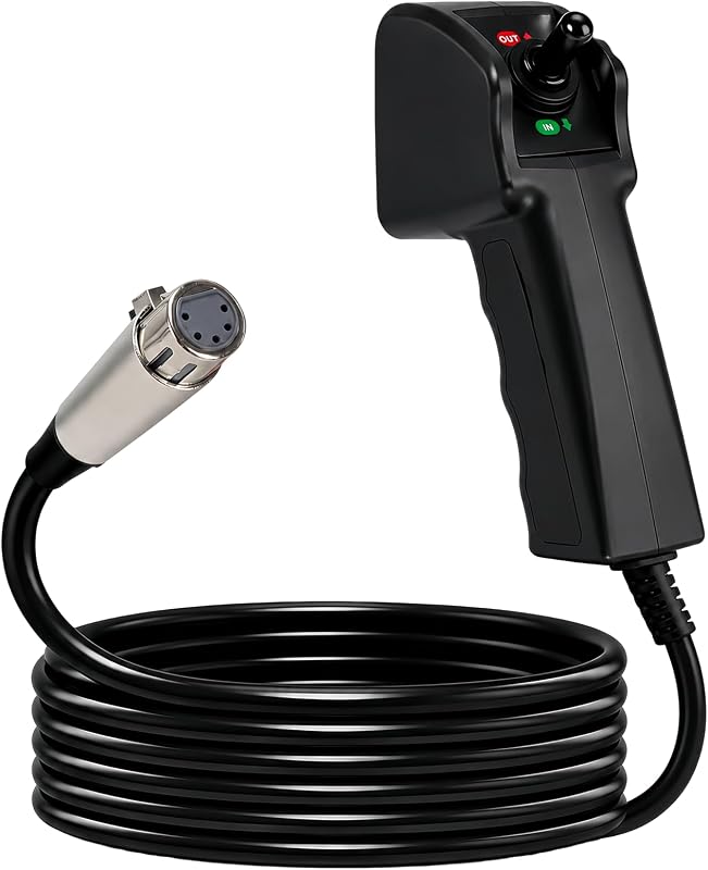 Wired Winch Remote Control Fit for Smittybilt XRC Gen2 XRC8 XRC9.5K XRC12 XRC15 For Smittybilt X2O Gen2 10K 12K 15K 17.5K For Jeep Wrangler JK JL JT Handheld Controller Replaces SB97495-50 97495-50