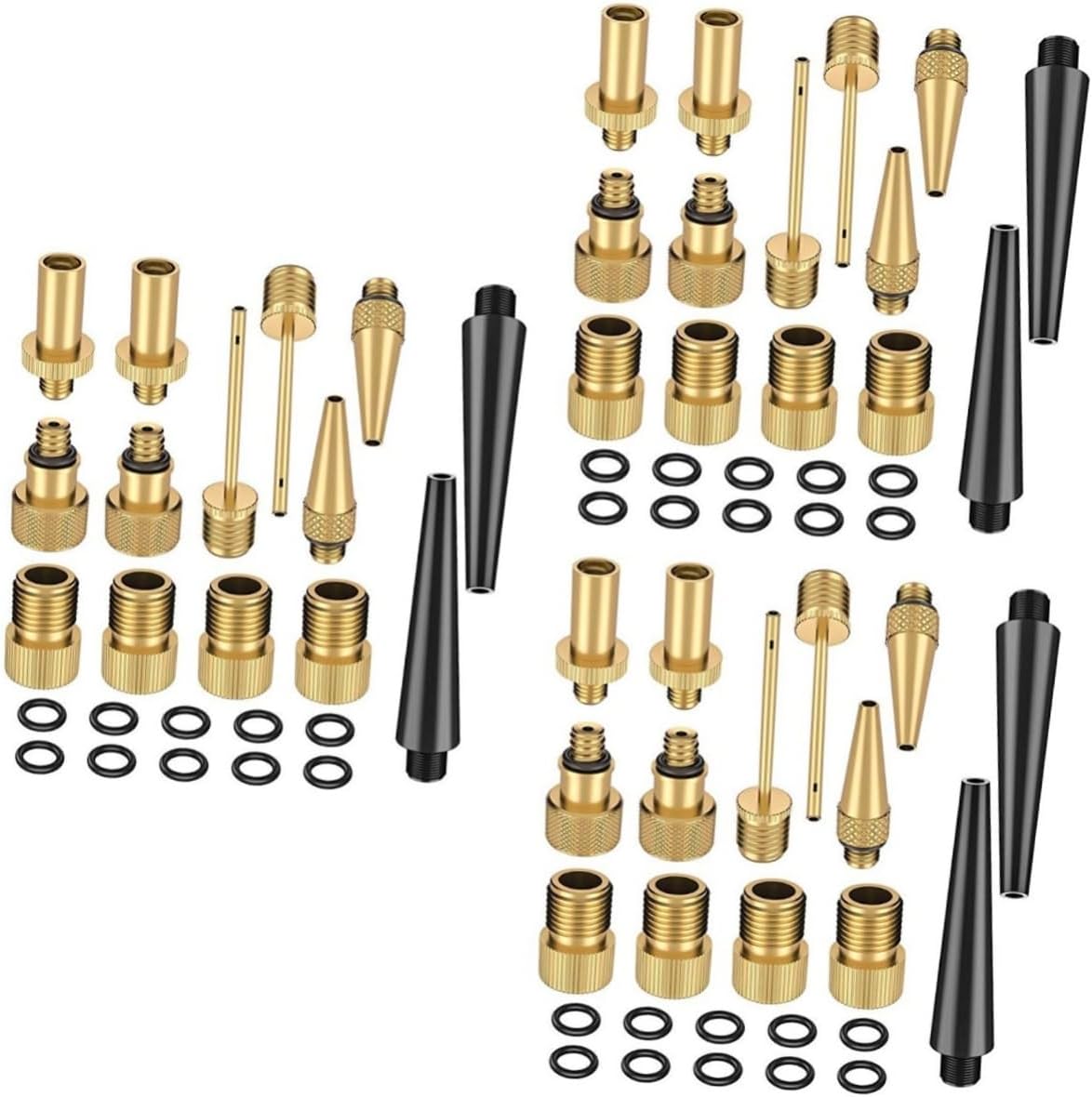 3 Sets Set Bike tire Pump Valve Adapter Pump Needle tire