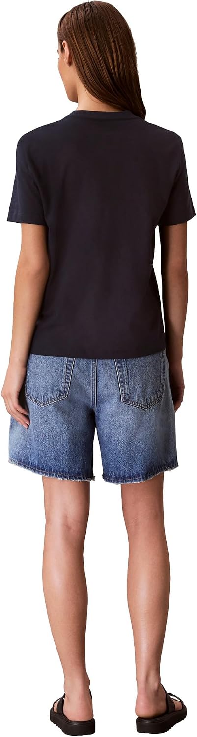 Calvin Klein Women's Monogram Logo Crewneck T-Shirt