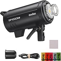 Vista 4 de Godox DP400III-V - Luz de flash de estudio mejorada de 400 W de potencia GN87 5600±200K, iluminación estroboscópica integrada de 2.4 G, sistema