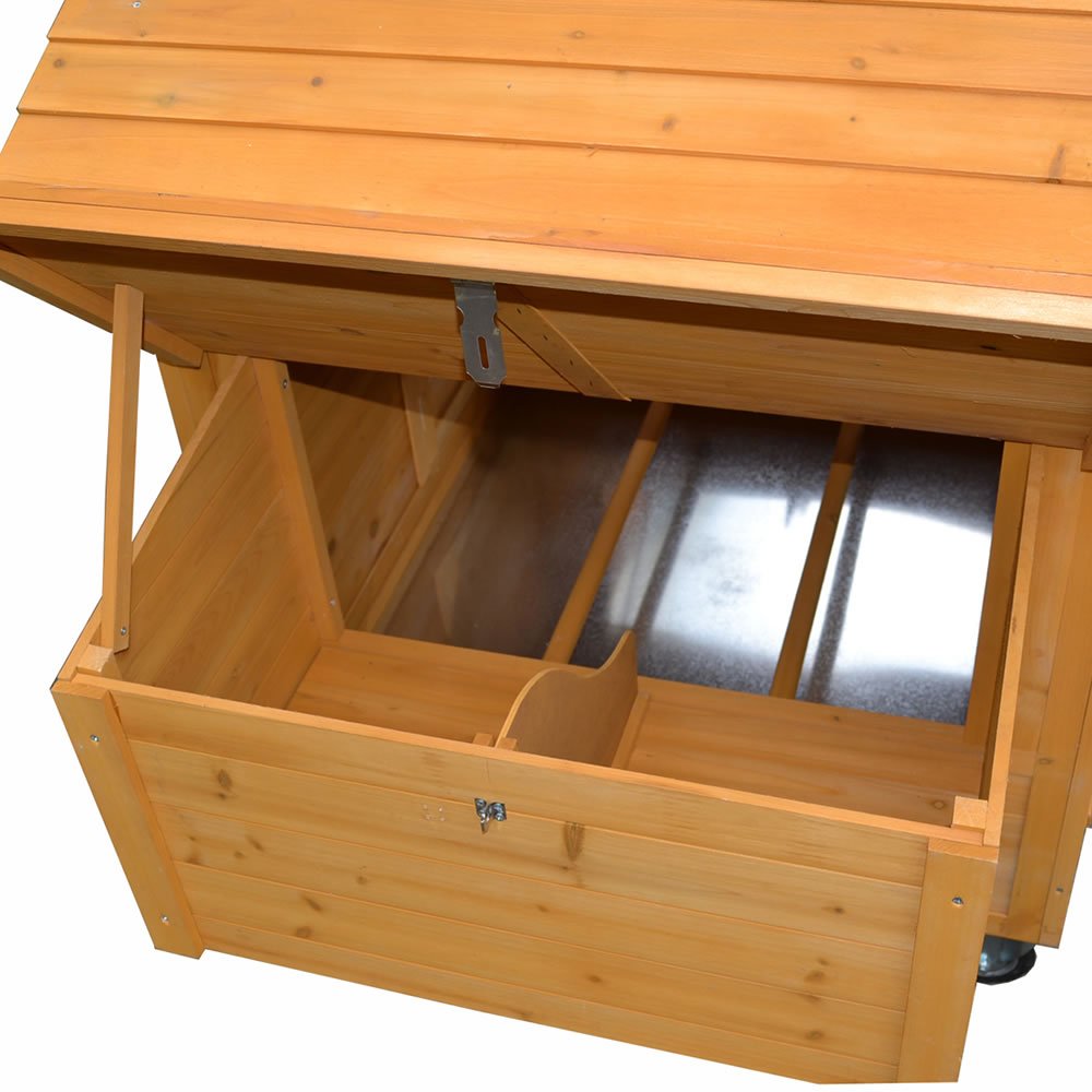 rollbarer gallinero/Nido De Aves Establo Incluye 2 cajas y Rampa