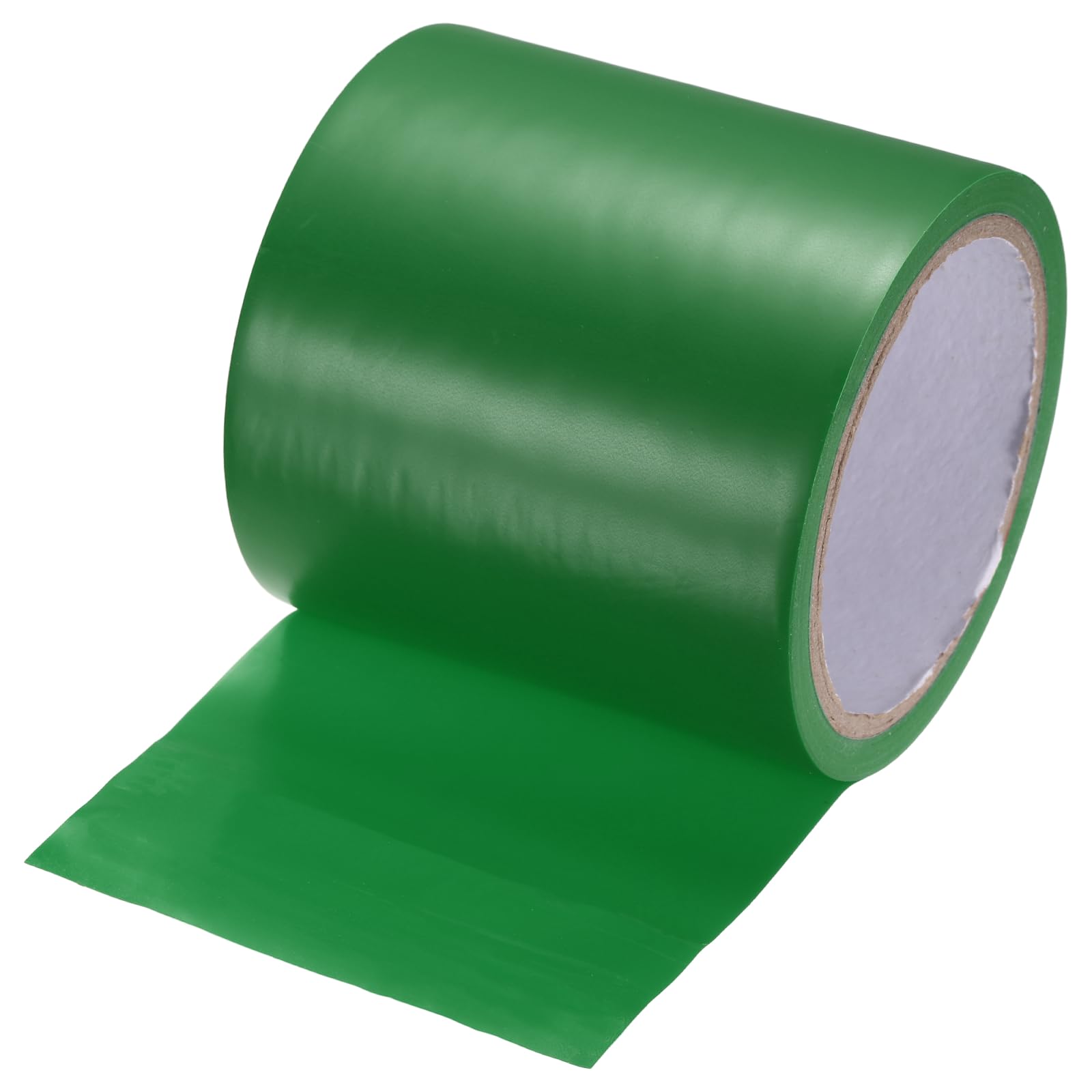 sourcing map Vinyl Floor Tape 100mm x 16.5m Non-Abrasive Floor Marking Tape Outdoor Playing Field Marking Equipment for Warehouse Gyms Athletics Restaurants, Green