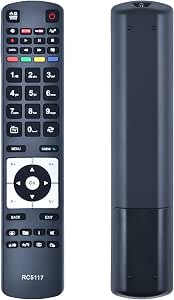 RC5117 Telecomando di ricambio per Hitachi TV 32HXT16U 32HYJ46U 32HYT46U 42HBT42U K 42HE4631U 42HXT42U 42HXT42U H 43HB6T62U 43HGT69U 48HB6T62U 48HBT62U 2U H 48 HK6T64U 49HGT69U 50HYT62U 48HBT62U