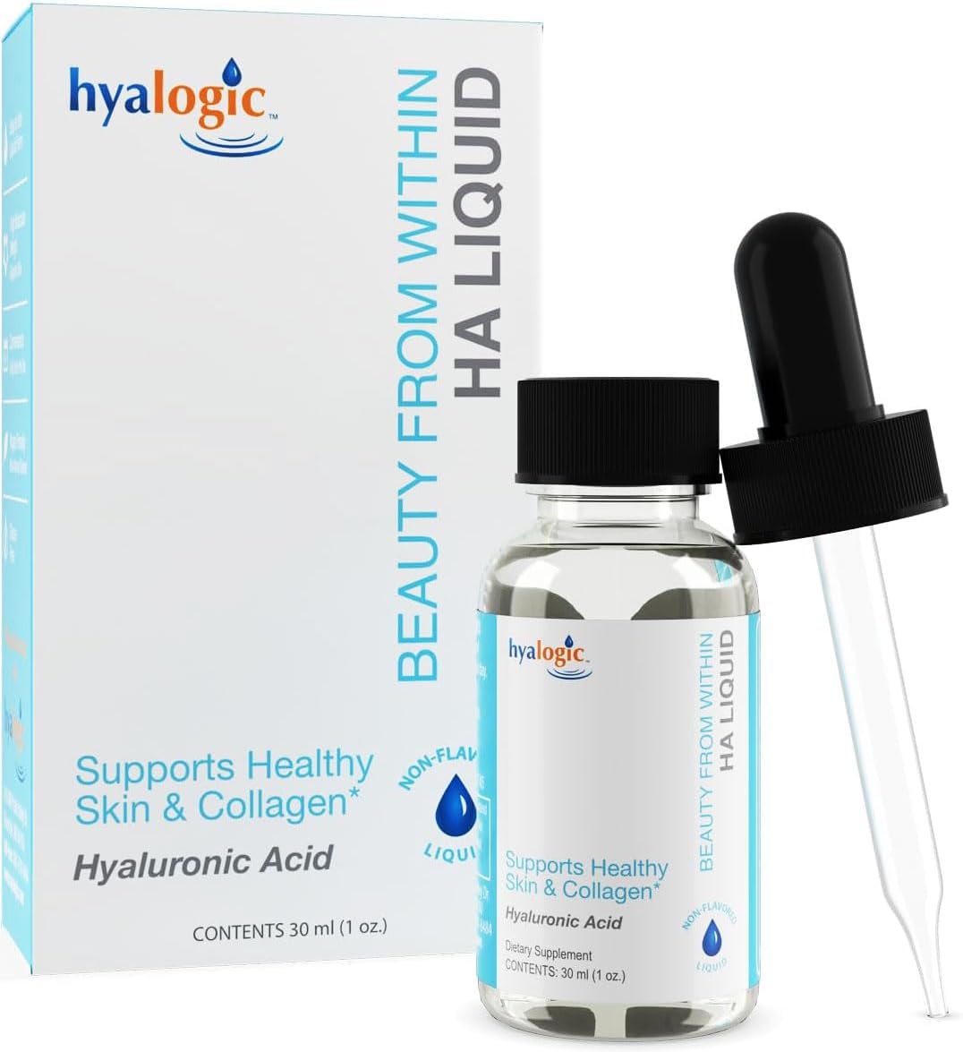 Hyalogic Suplemento Líquido de Ácido Hialurônico Vegano - Beleza de Dentro para Fora: Cuidado Diário da Pele 30 ml