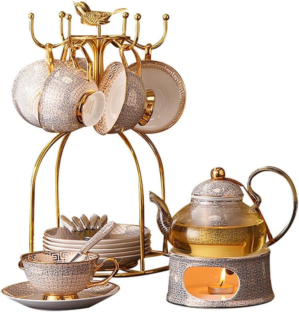 Bone China Afternoon Tea Cup And Set Home Flower Teapot, Glass Boiled, Nectar, Wedding Hand Gift Box